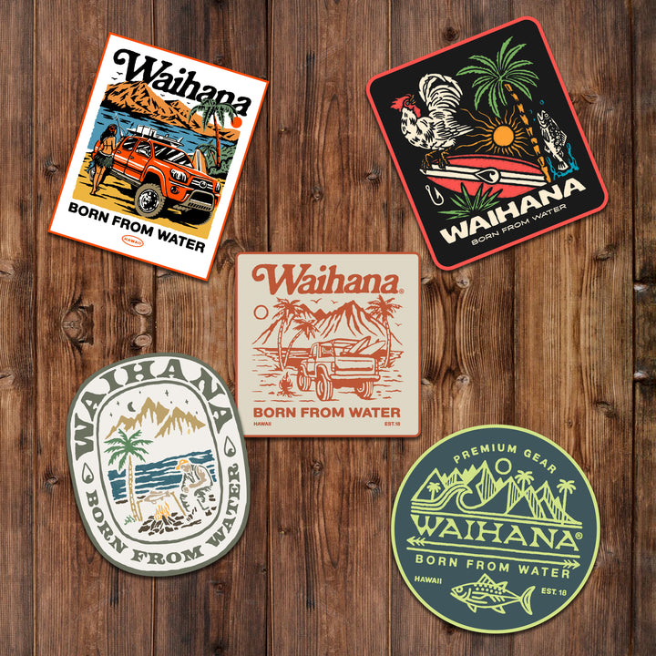 Pack d'autocollants Édition Îles