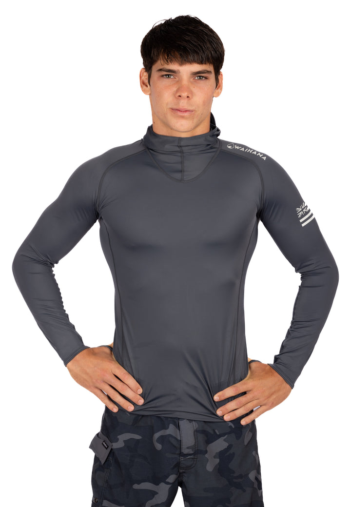 Rashguard de surf con capucha Carvico antracita