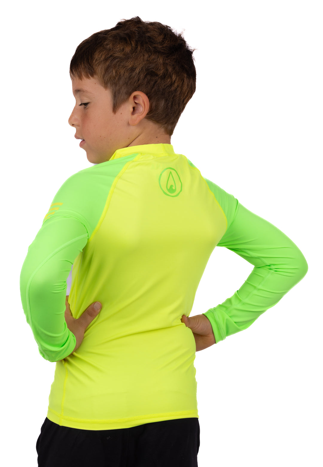 Children's Lime Long Sleeve Rashguard
