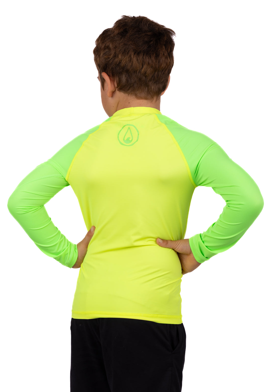 Children's Lime Long Sleeve Rashguard