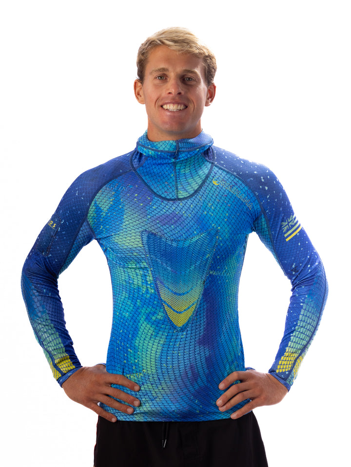 Rashguard de pesca submarina con capucha Kajiki