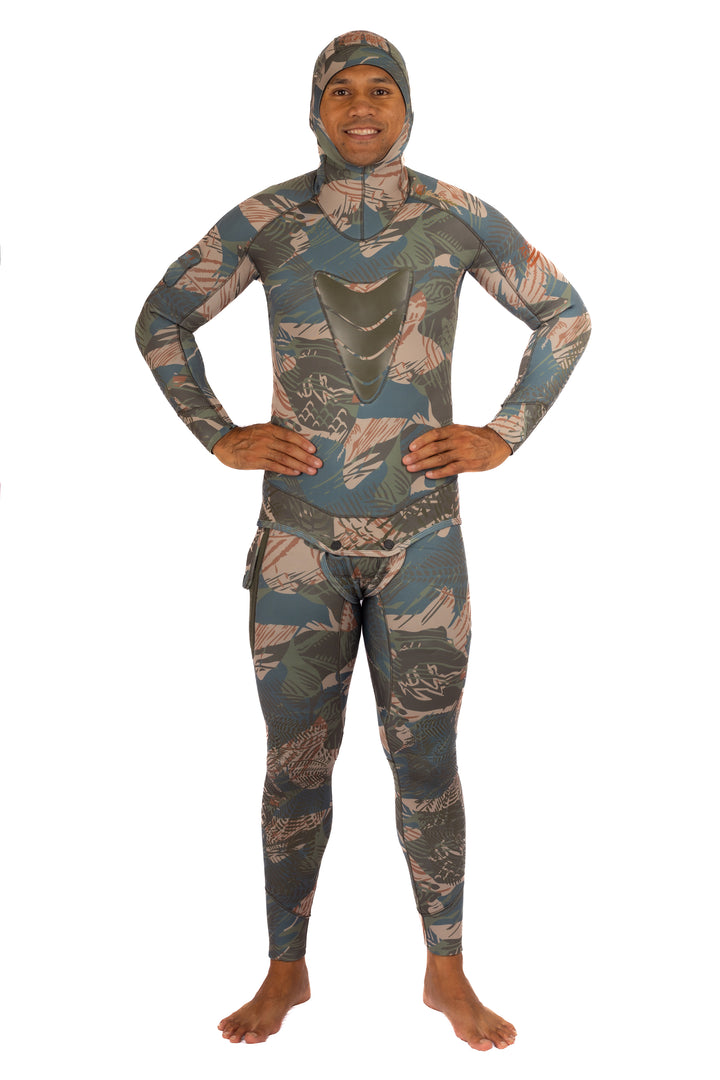 Men’s Hawaiian Brushstroke Spearfishing 3.5mm Wetsuit