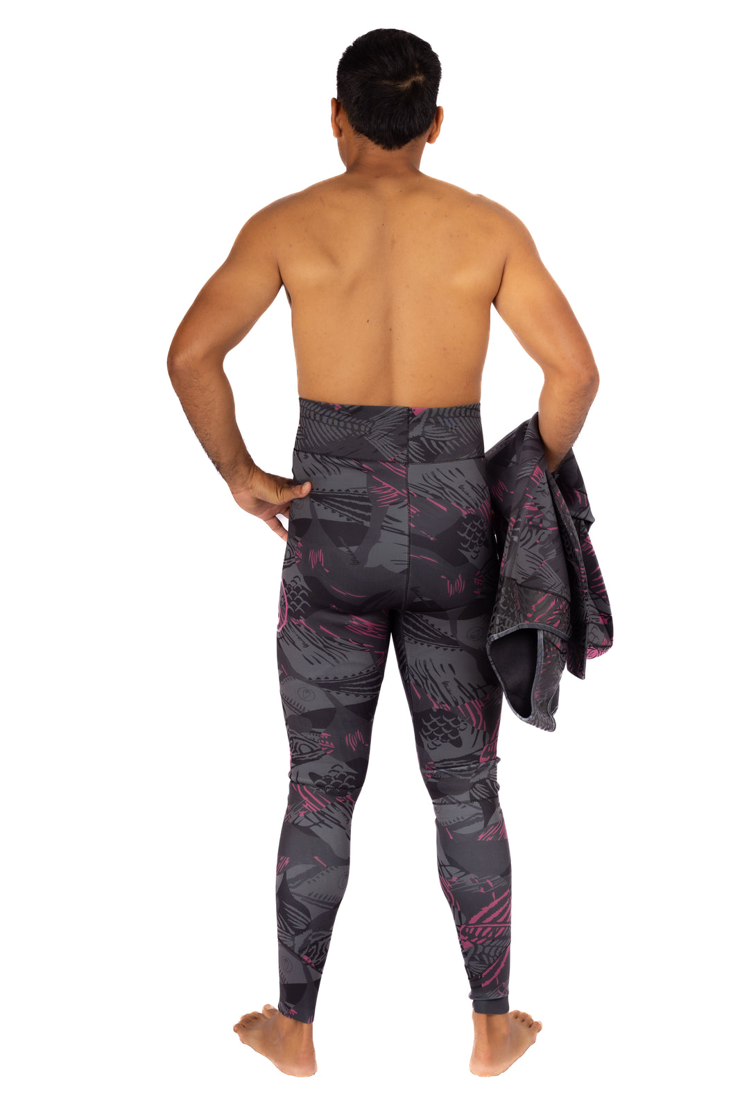 Traje de neopreno rosa para pesca submarina Fishbone de 1,5 mm para hombre