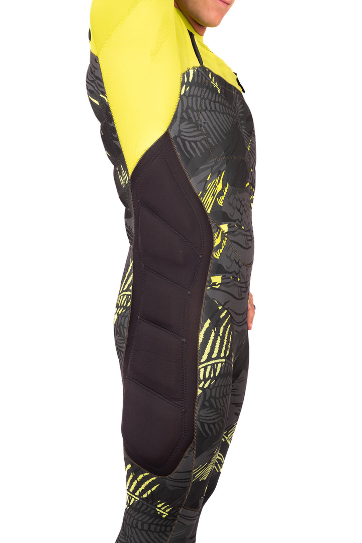 Vaporera de impacto de espina de pescado color lima 5/4 para hombre