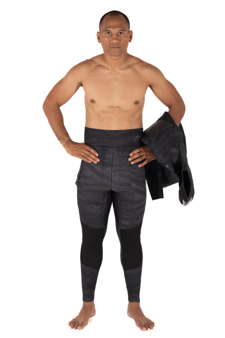 Traje de neopreno Tropicam negro de 7,5 mm para hombre