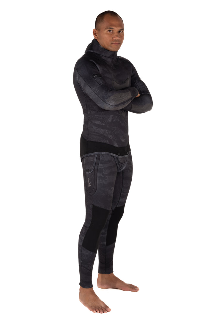 Traje de neopreno Tropicam negro de 7,5 mm para hombre