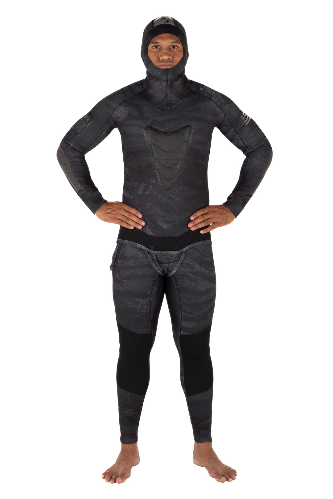Traje de neopreno Tropicam negro de 7,5 mm para hombre