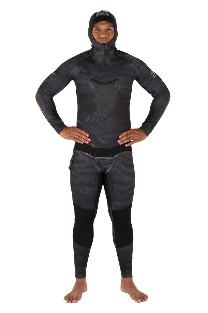 Traje de neopreno Tropicam negro de 7,5 mm para hombre