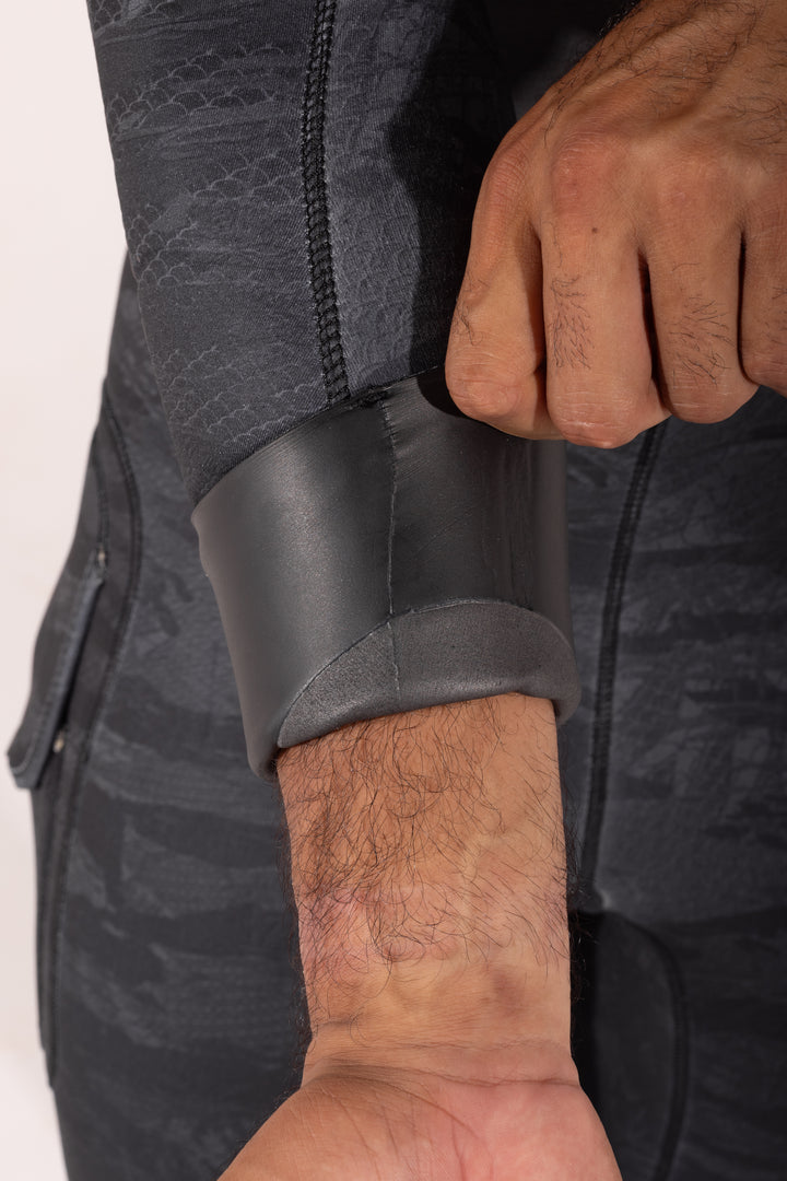 Traje de neopreno Tropicam negro de 7,5 mm para hombre