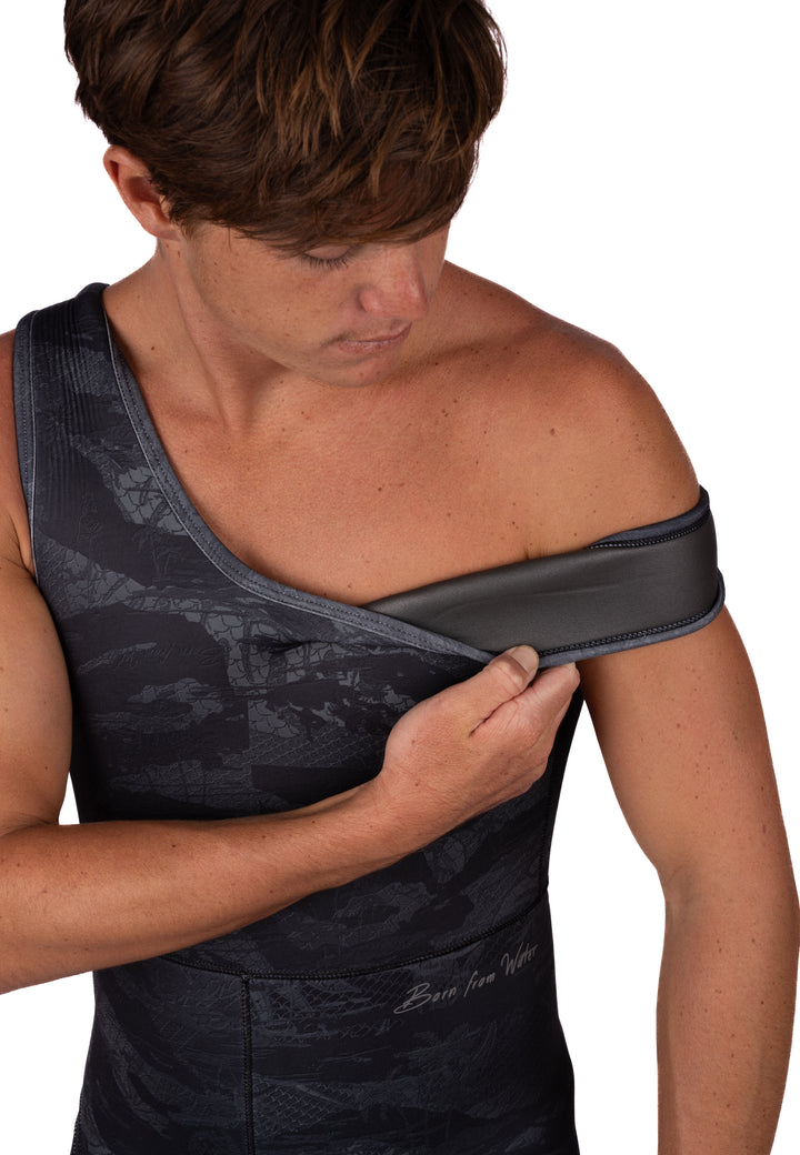 Traje de neopreno Tropicam negro de 7,5 mm para hombre