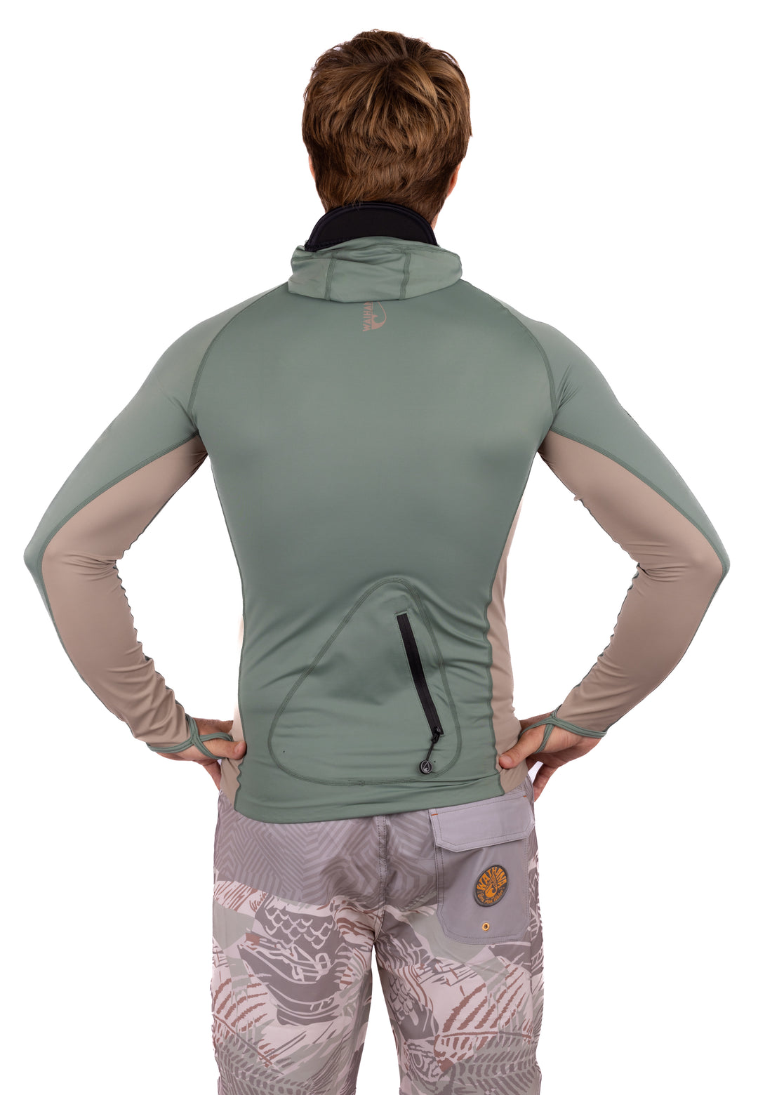 Olive Hooded Voyager Rashguard