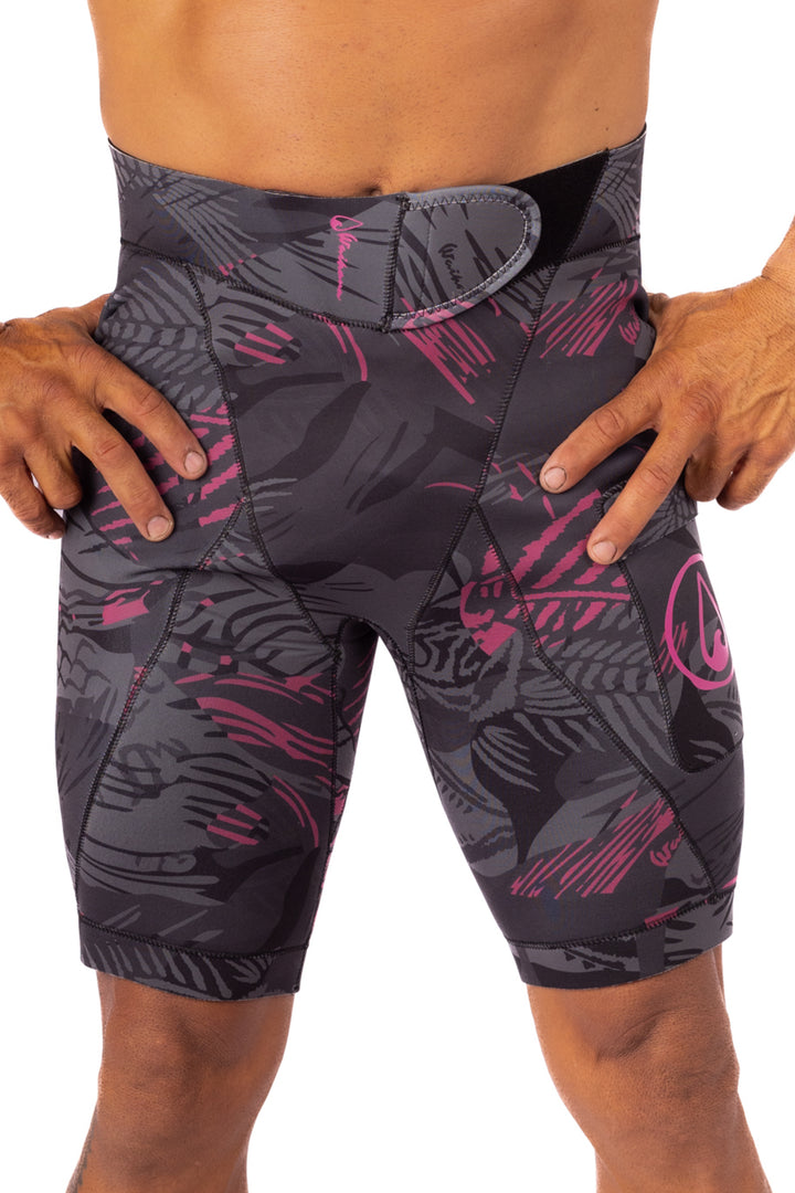 Jammers técnicos de espina de pescado rosa