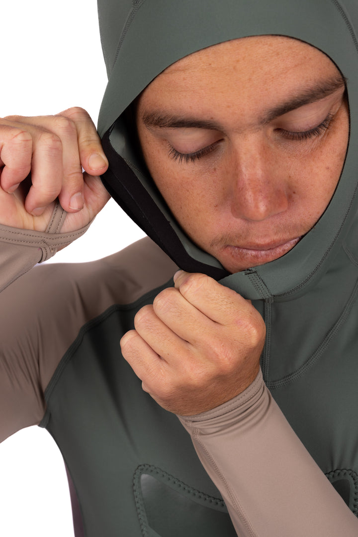 Rashguard con capucha para pesca submarina Terra