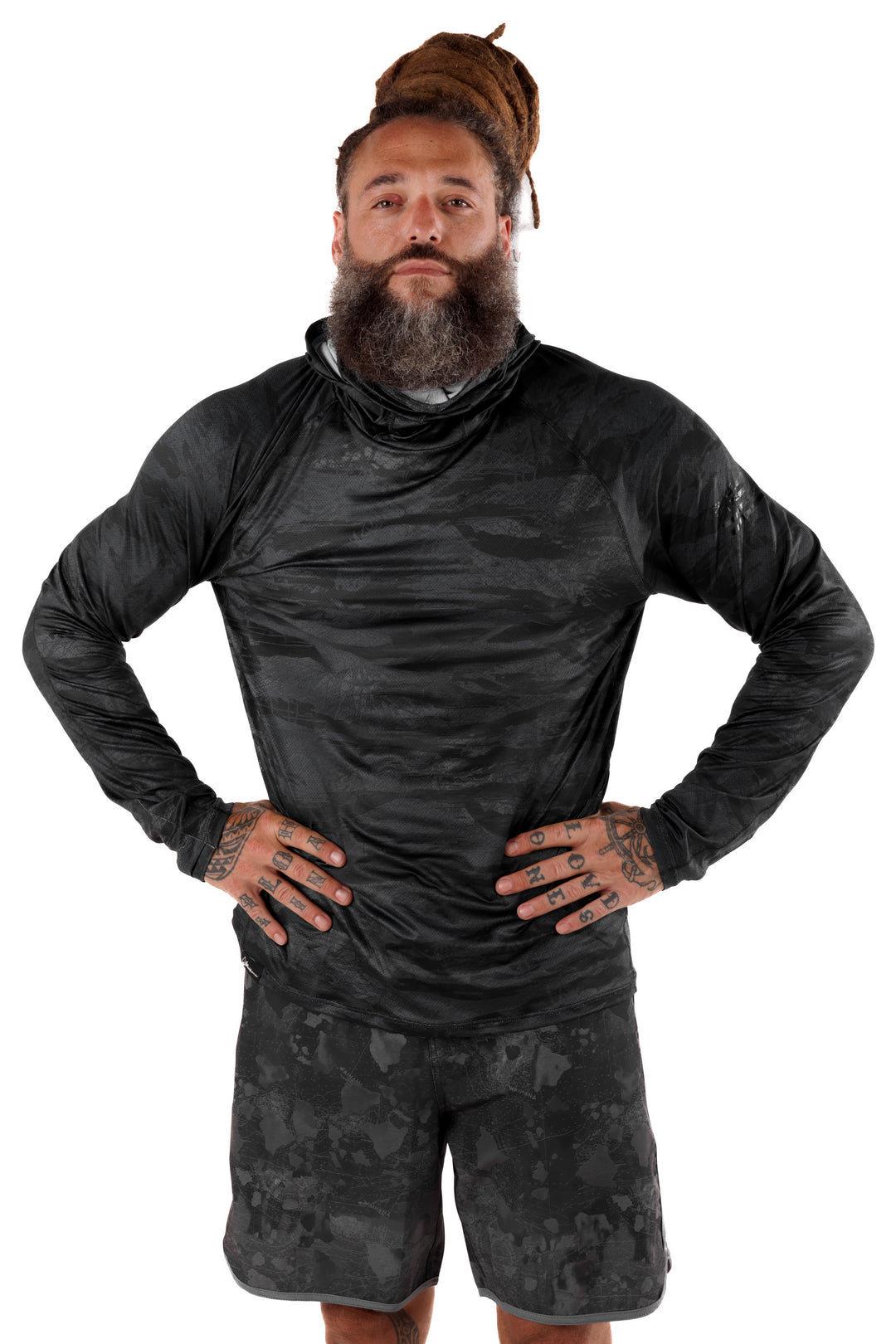 Camisa negra Tropicam Sun