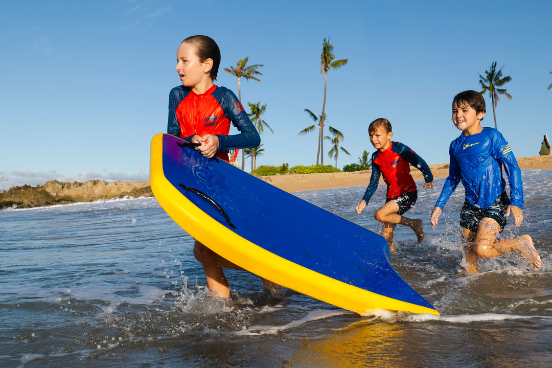 Children's Blue Long Sleeve Rashguard