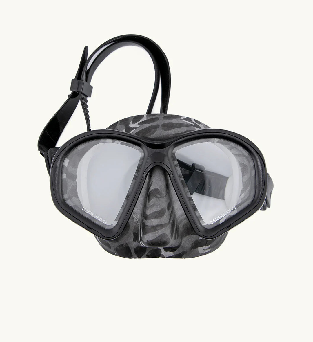 Masque en silicone imprimé à faible volume Tiger Shark